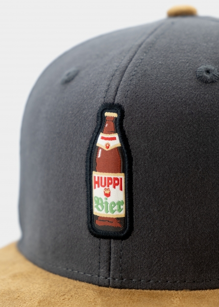 "Huppendorfer: Huppi Bier" - dunkelgrau (Snapback)